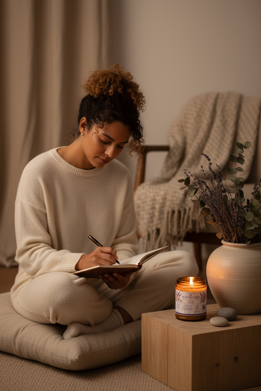 ILLUMINATE | Crown Chakra Candle | Comfort Spice | 9 oz Soy Candle